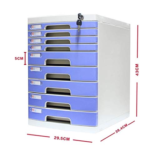 10-Layer Flat File Cabinet with Lock X431290