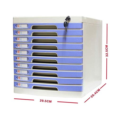 10-Layer Flat File Cabinet with Lock X431290