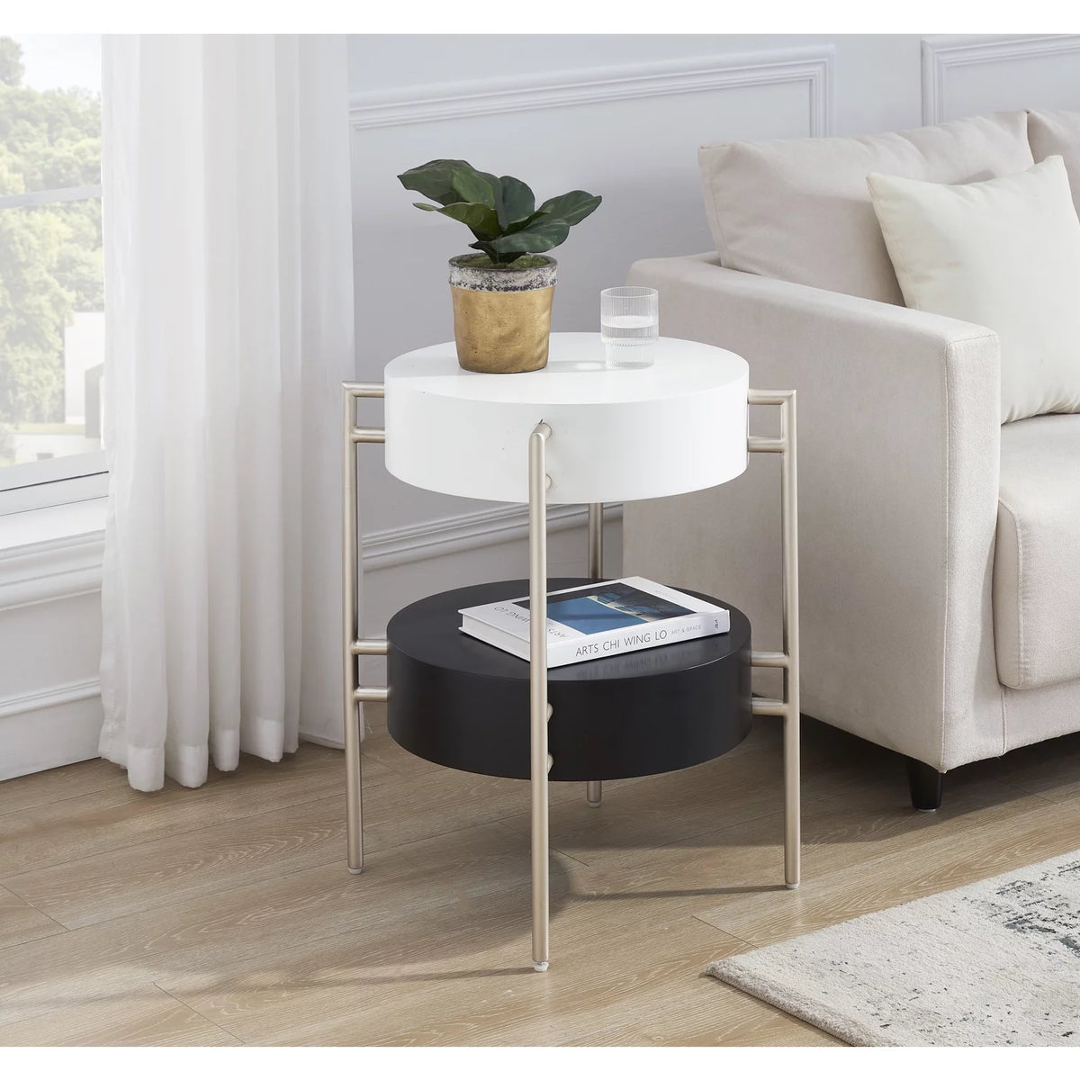 Two Tier Accent Table F6817
