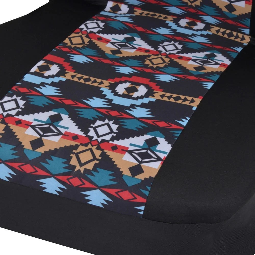 Two Tone Pattern Car Seat Covers Polyester U1731