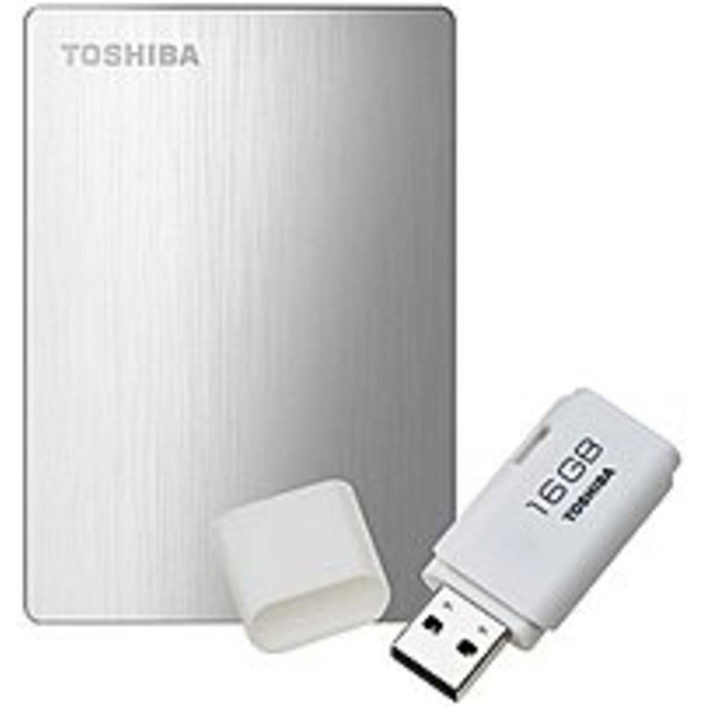 1 TB External Hard Drive with 16 GB Flash Drive L5234