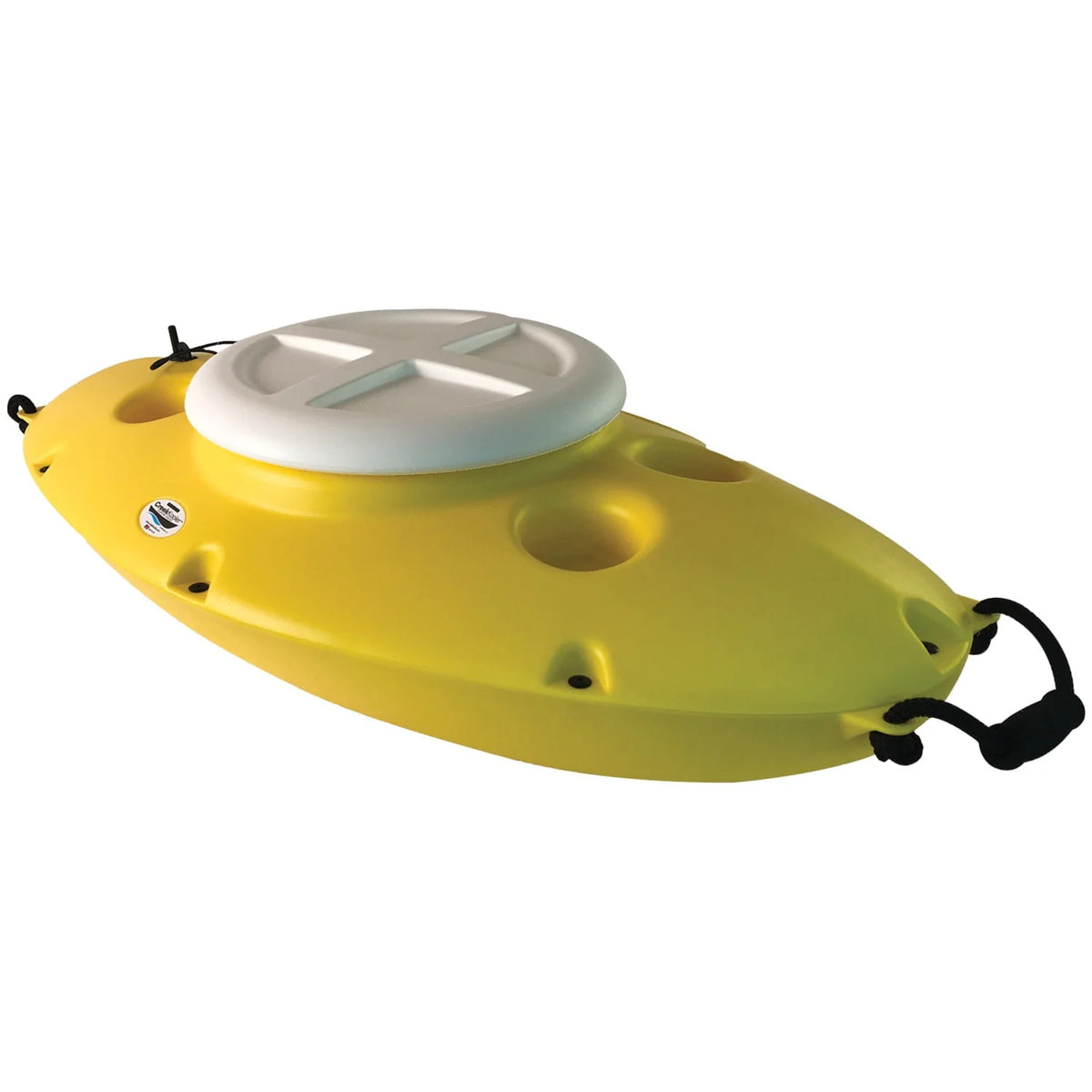 Yellow 30 qt Floating Cooler J4094