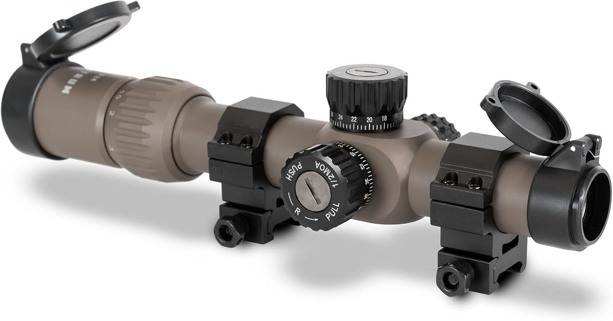 1-6x24 First Focal Plane Rifle Scope with Illuminated MOA Reticle B9462