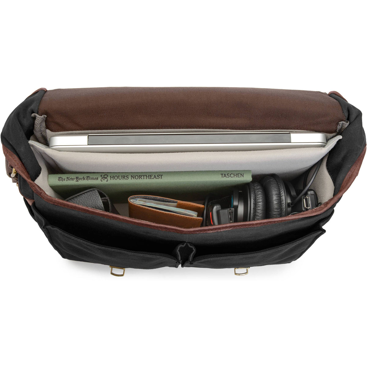 Black Camera Messenger Bag Y74285