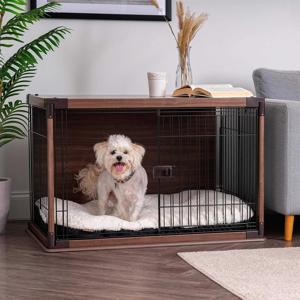 Wooden Enclosed Pet Crate H721