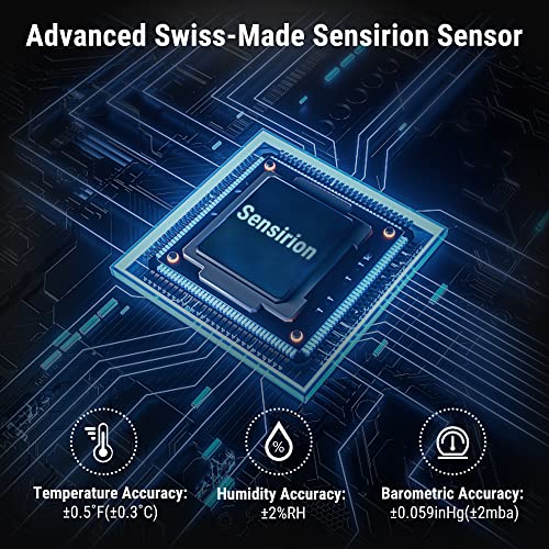 1000FT Wireless Indoor Outdoor Weather Thermometer with Forecast S186