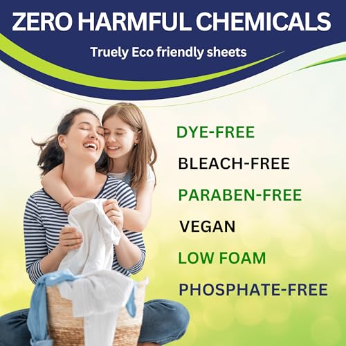 120 Loads Laundry Detergent Sheets J591