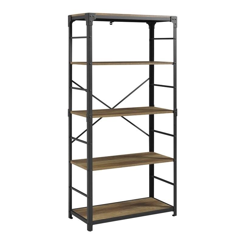 Rustic Oak Bookshelf T397