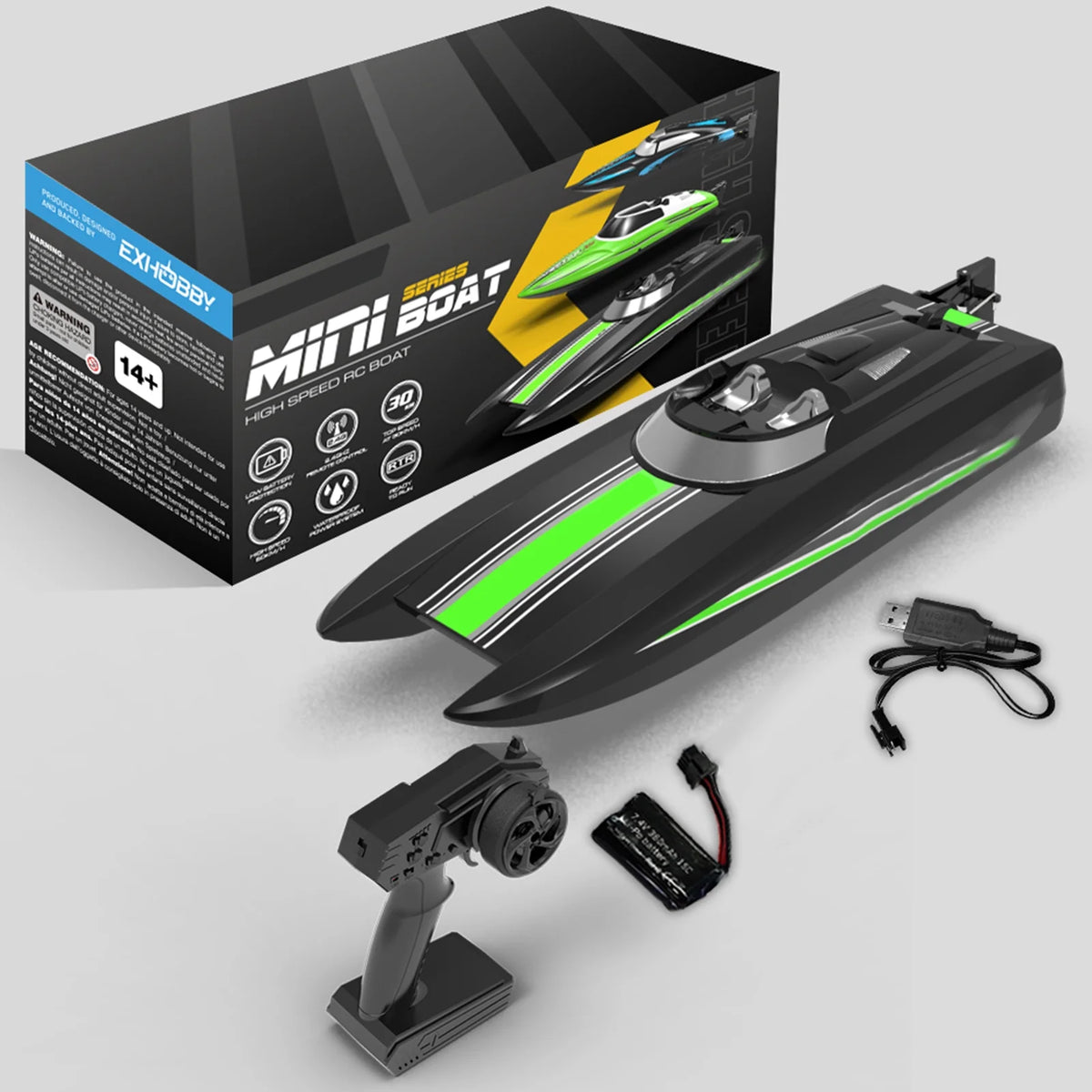 Remote Control Boat 30kmh 2.4GHz O43829