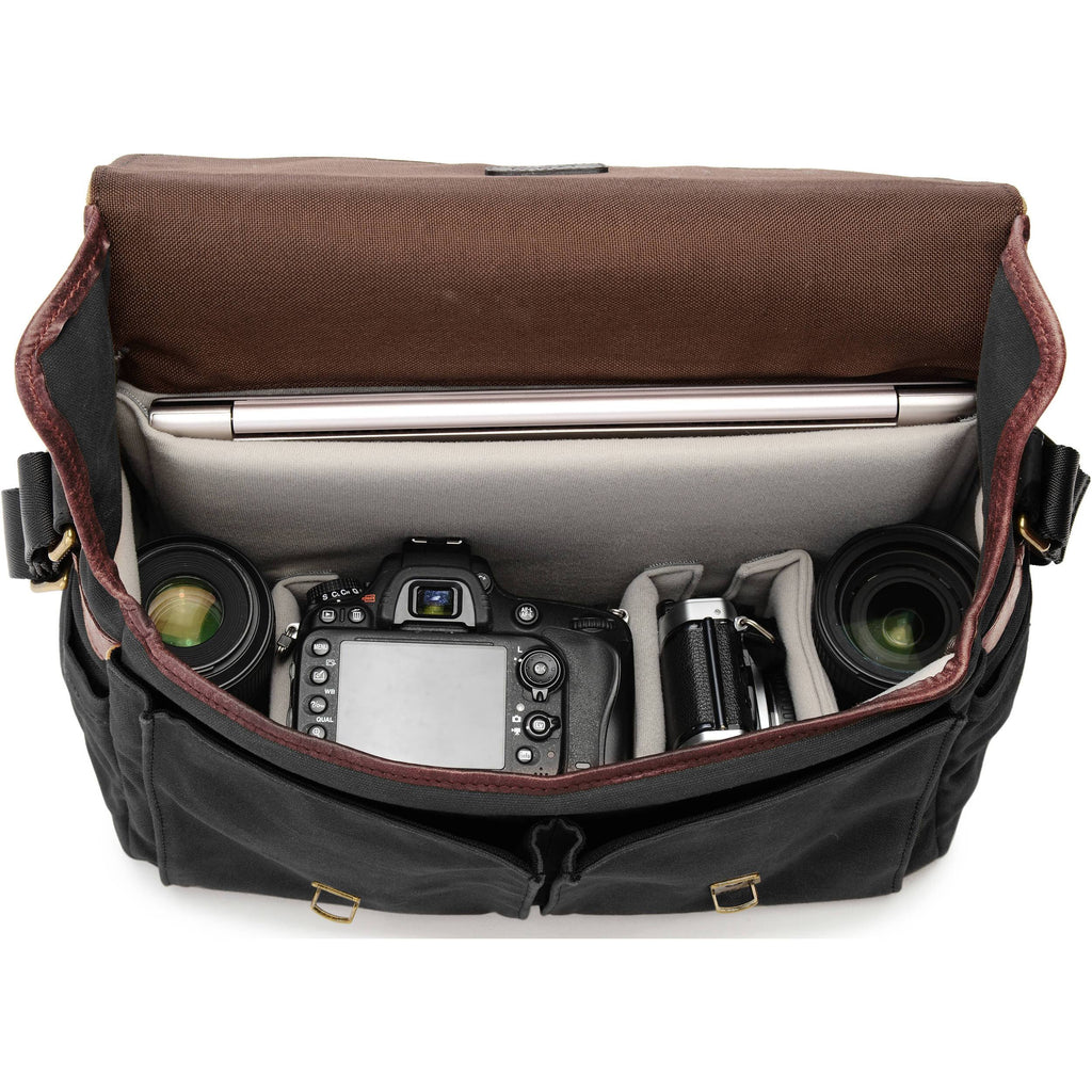 Black Camera Messenger Bag Y74285