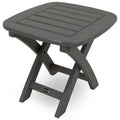 Slate Grey Side Table D575