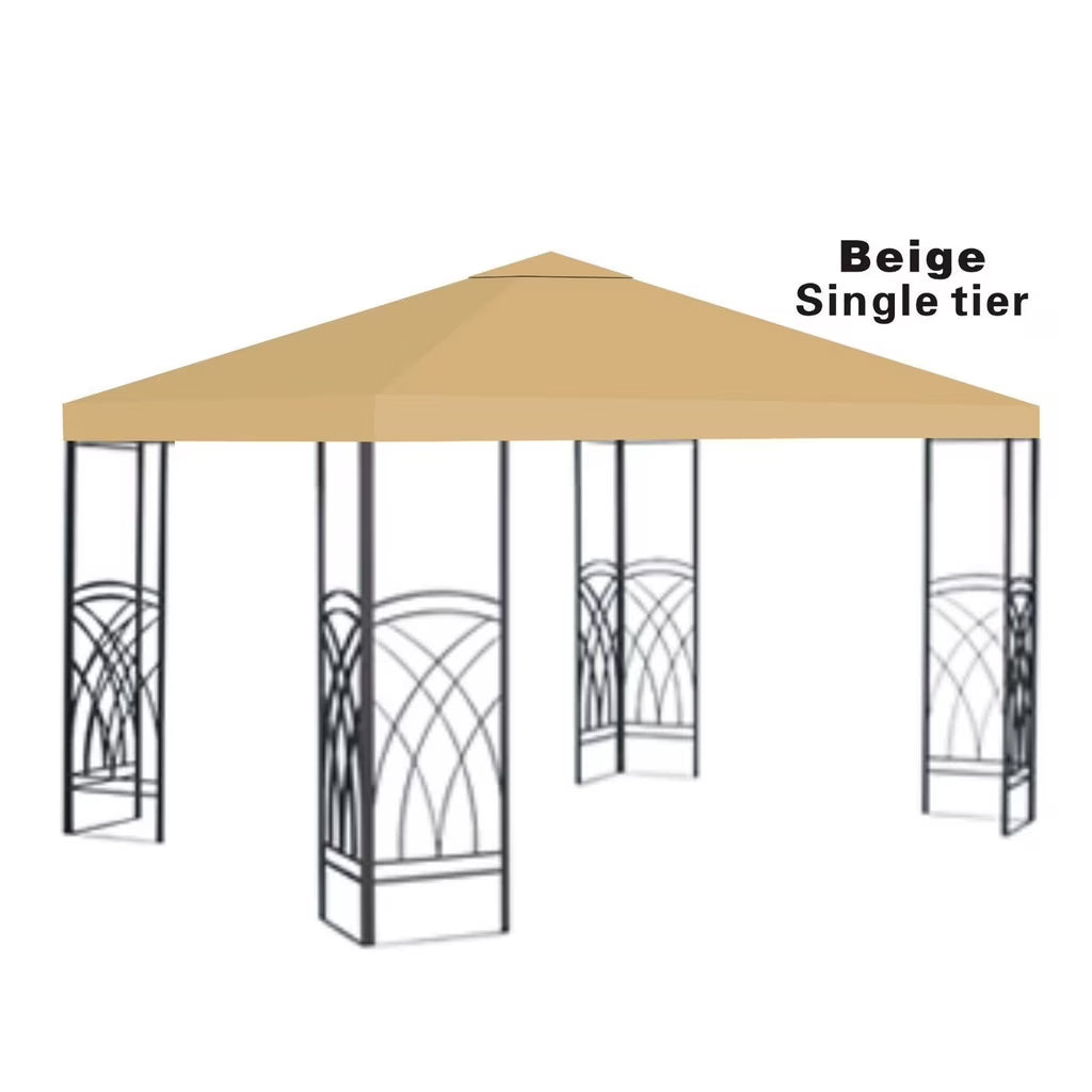 10x10' Replacement Canopy Top Patio Pavilion Gazebo Sunshade Polyester Cover W292474