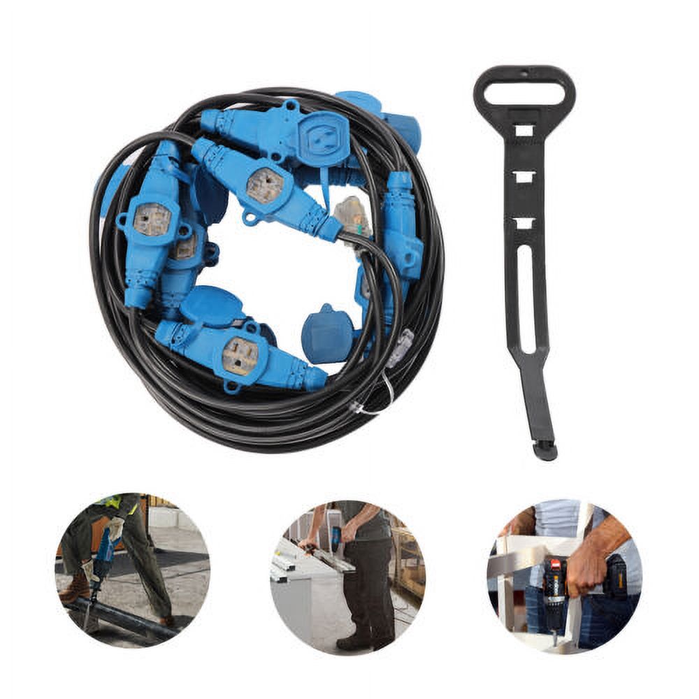 12 Awg 13 Plugs 65FT Power Extension Cord G547