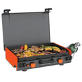 2-Burner Propane Camping Griddle with Hood and Handle N722754