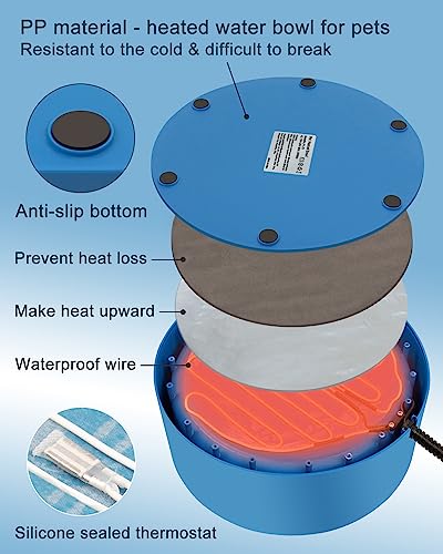 108 OZ 30 Watts Heated Water Bowl X1145