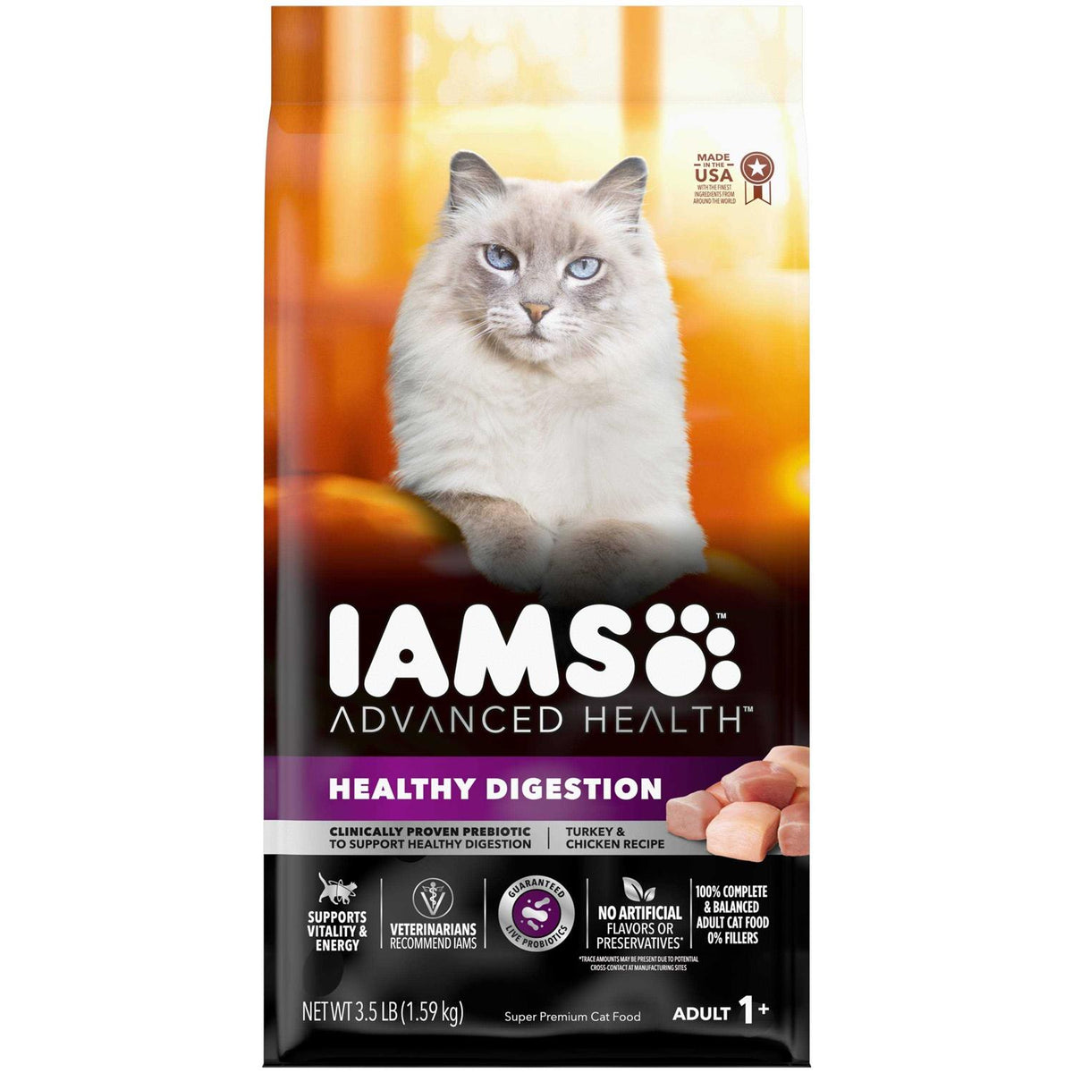 Turkey & Chicken Recipe Adult Dry Cat Food L29575