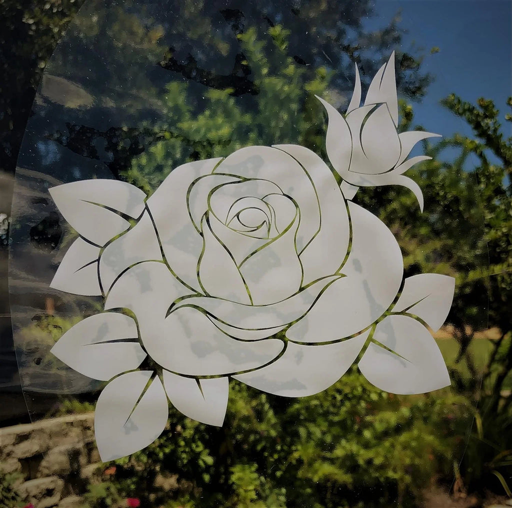 Decorative Window Vinyl Glass Cling Decal 8” X 12” D948