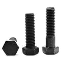 1/2 inch-20 x 3 1/2 inch Fine Thread Grade 5 Hex Cap Screw Medium Carbon Steel Black Oxide Pk 150 F45624
