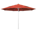 11 ft. Fiberglass Double Vent Olefin Market Umbrella Red C614