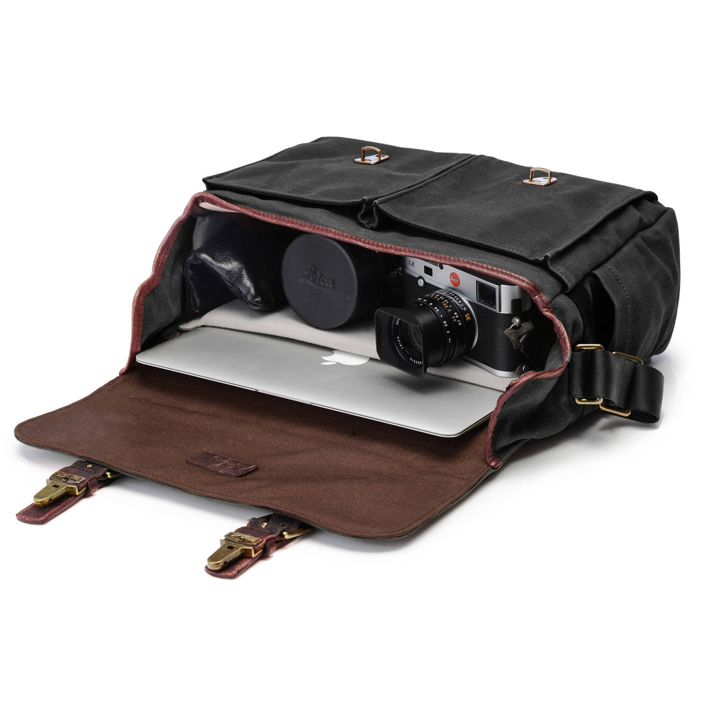 Black Camera Messenger Bag Y74285