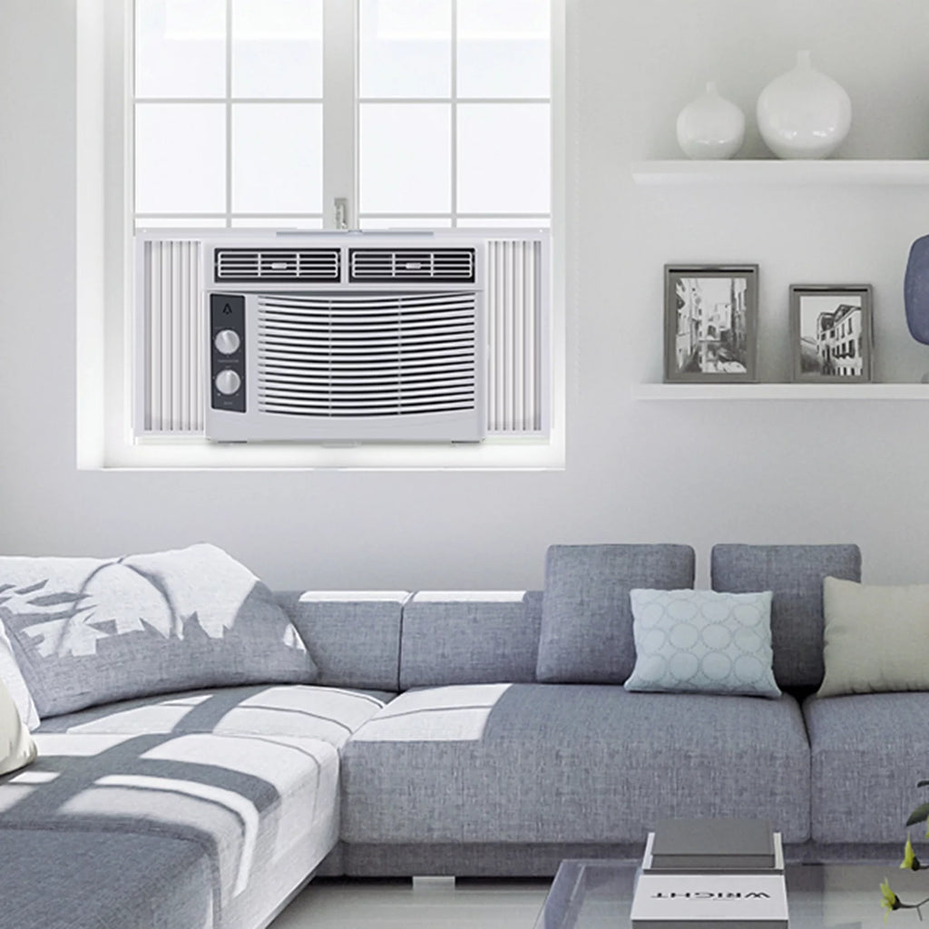 115V Window-Mounted Air Conditioner 6,000 BTU with Remote Control O20126