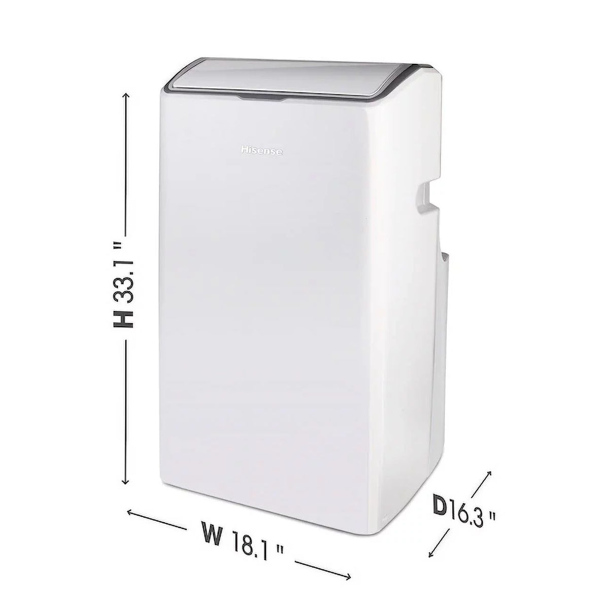 12,000 BTU 115V Portable Air Conditioner with Wifi, White N873820