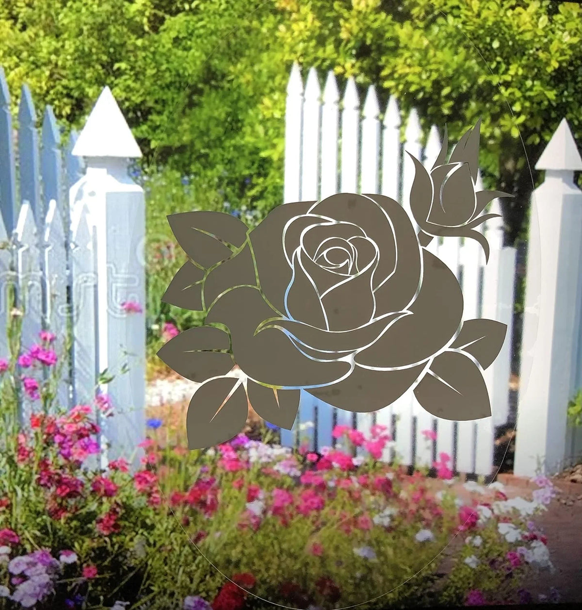 Decorative Window Vinyl Glass Cling Decal 8” X 12” D948