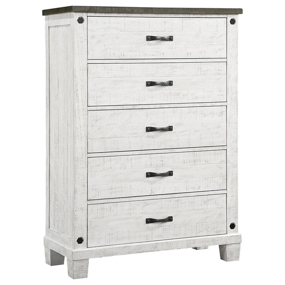5 Drawer Wood Chest S3657