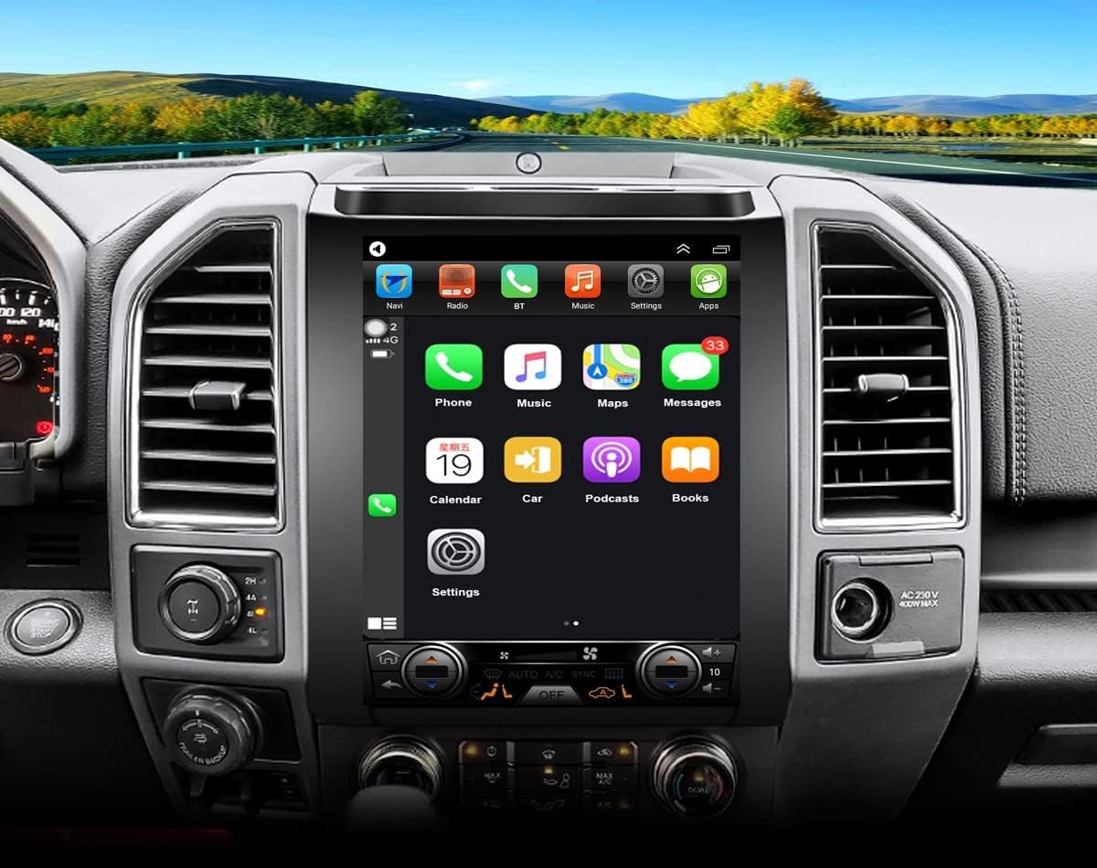 12.1inch Touch Screen Car Stereo Navigation with Wireless Carplay O786