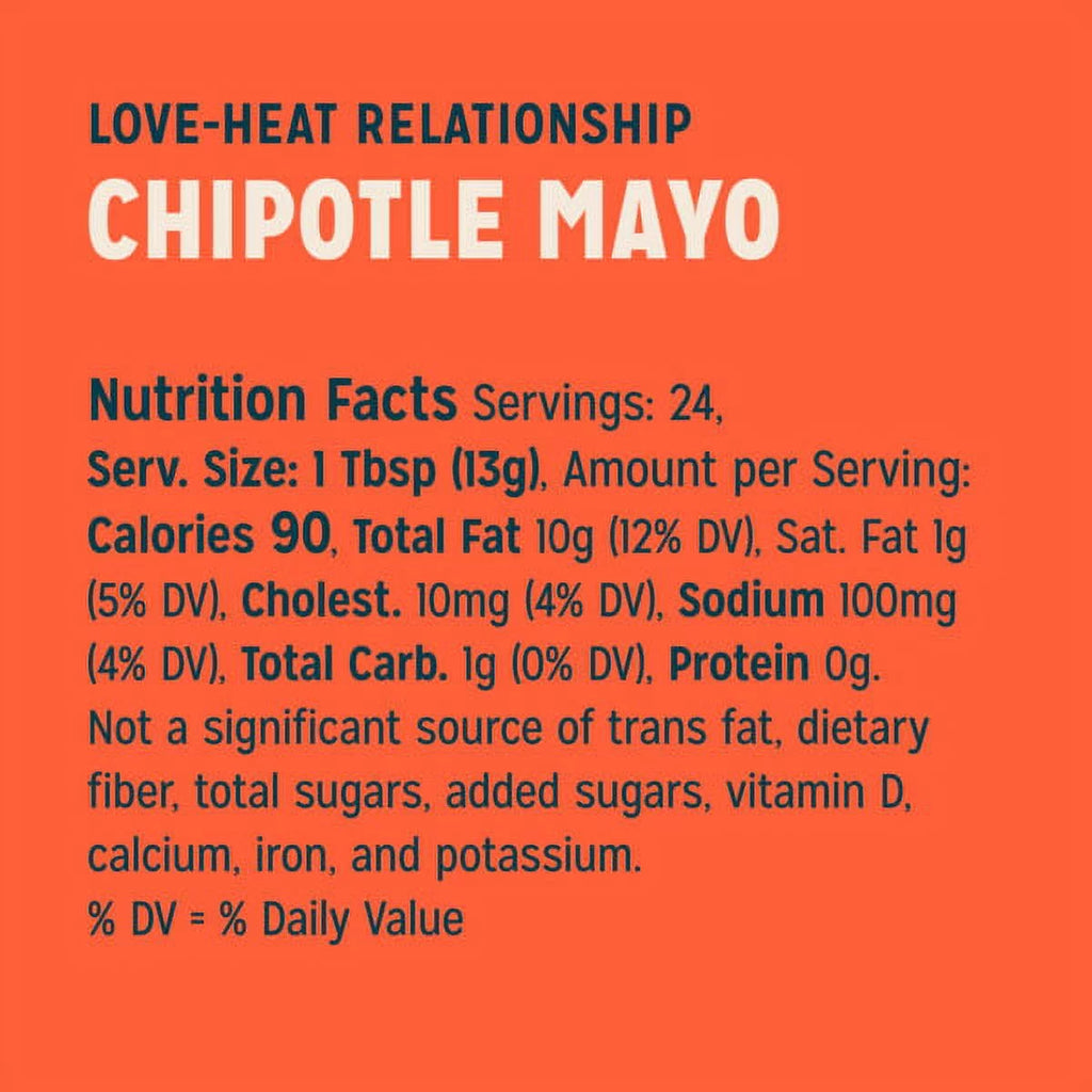 Chipotle Mayonnaise 12 Fl Oz Pack Of 6 S47524