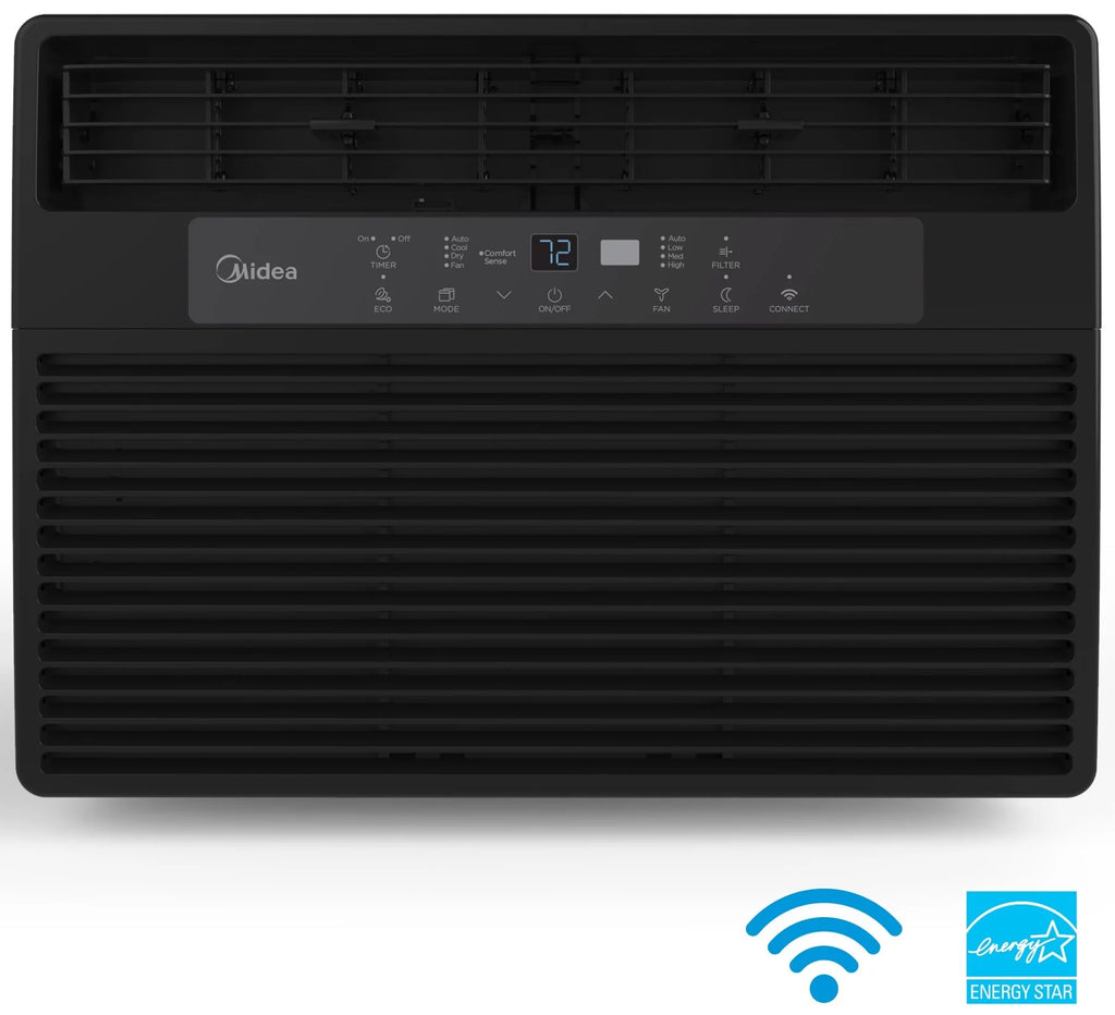 10,000 BTU 115V Smart Window AC with Remote, White F55287