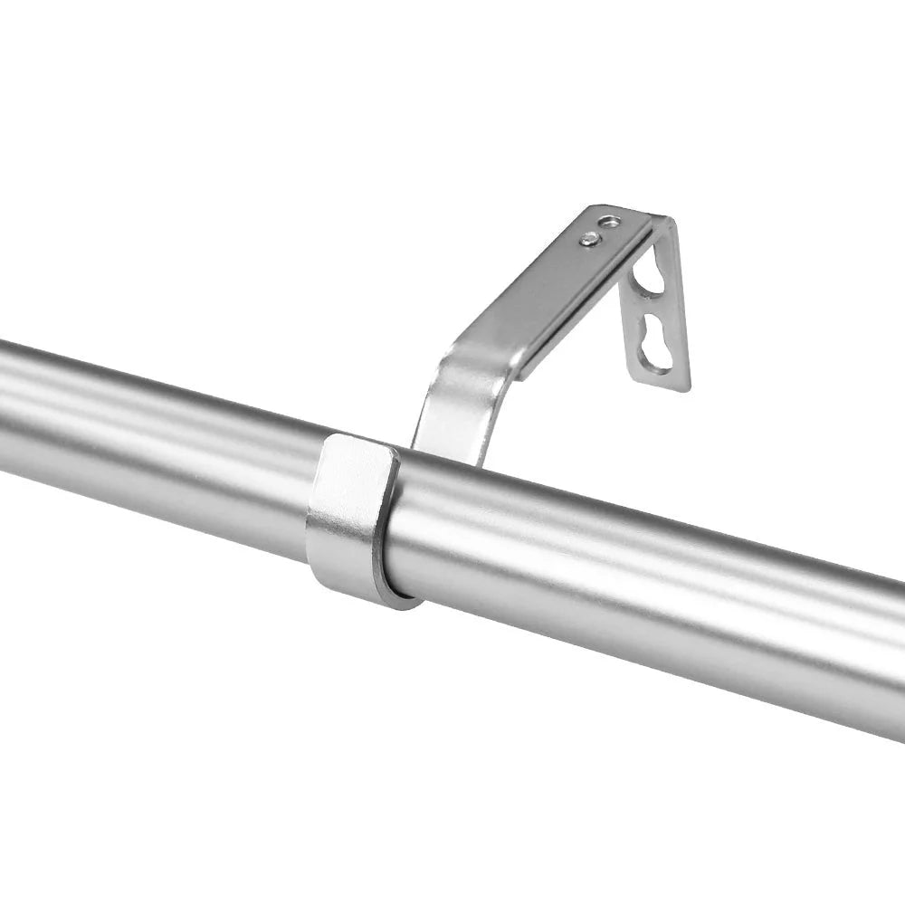 1" Curtain Rod Set Brushed Nickel 72"-144" C606208
