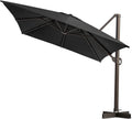 10'x 13' Tan Aluminum Offset Cantilever Umbrella N45560