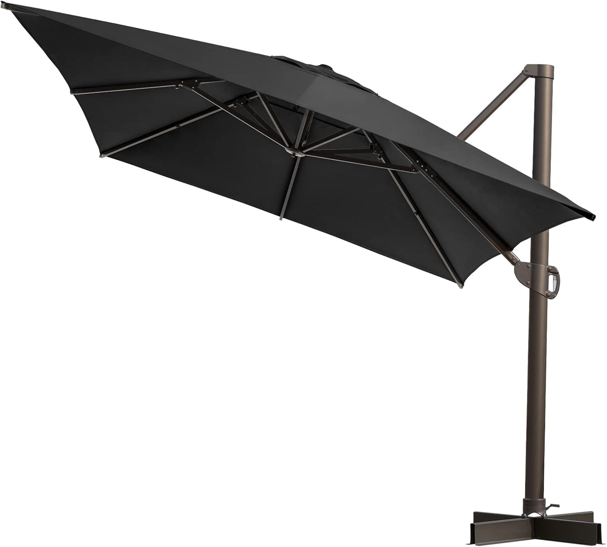 10'x 13' Tan Aluminum Offset Cantilever Umbrella N45560