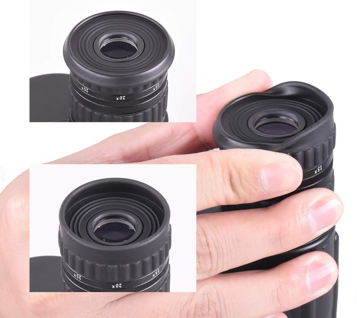 10-30X50 Zoom Monocular Telescope BAK4 Prism Waterproof V416