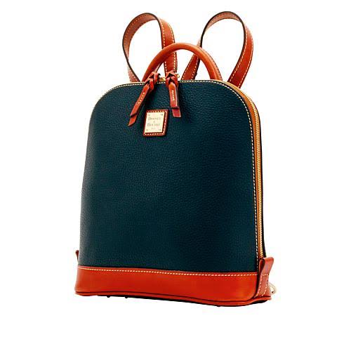 Caramel Pebble Zip Backpack C6548