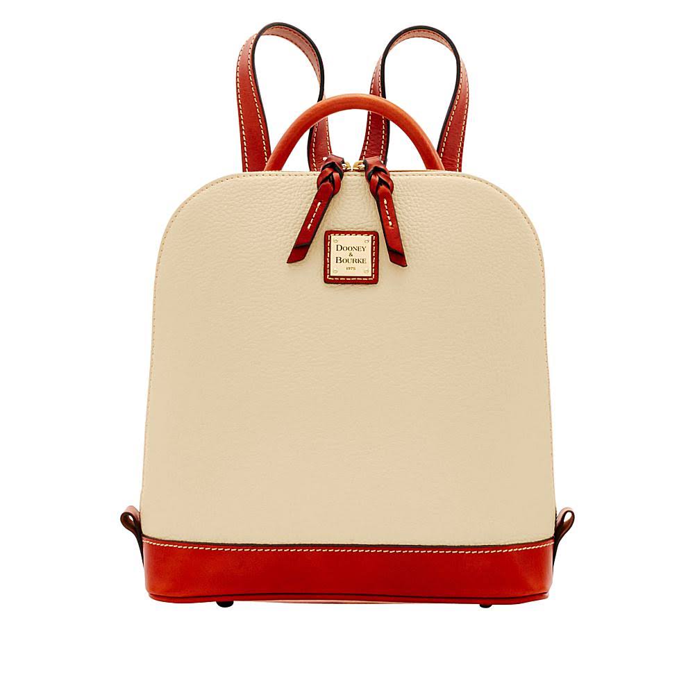 Caramel Pebble Zip Backpack C6548