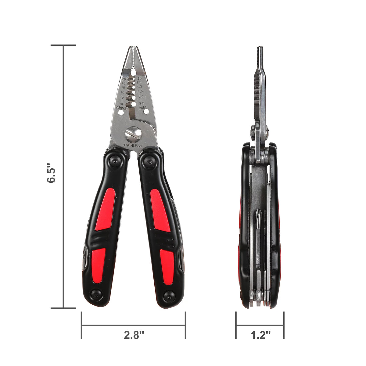 12-in-1 Electrician Multitool with Carry Case T7433