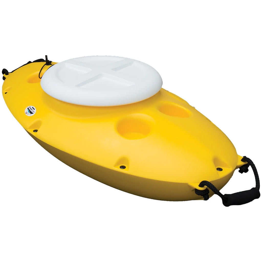 Yellow 30 qt Floating Cooler J4094