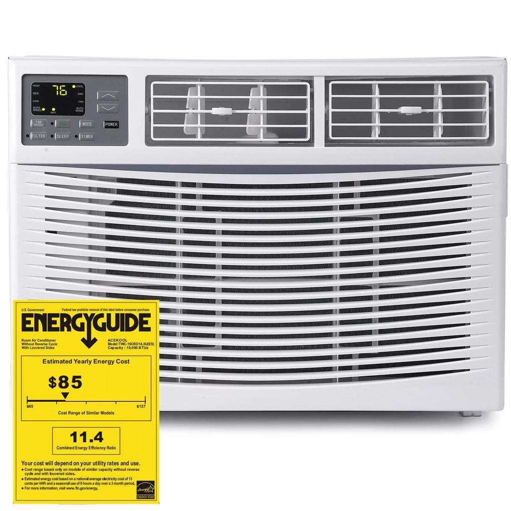 115V Window-Mounted Air Conditioner 6,000 BTU with Remote Control O20126