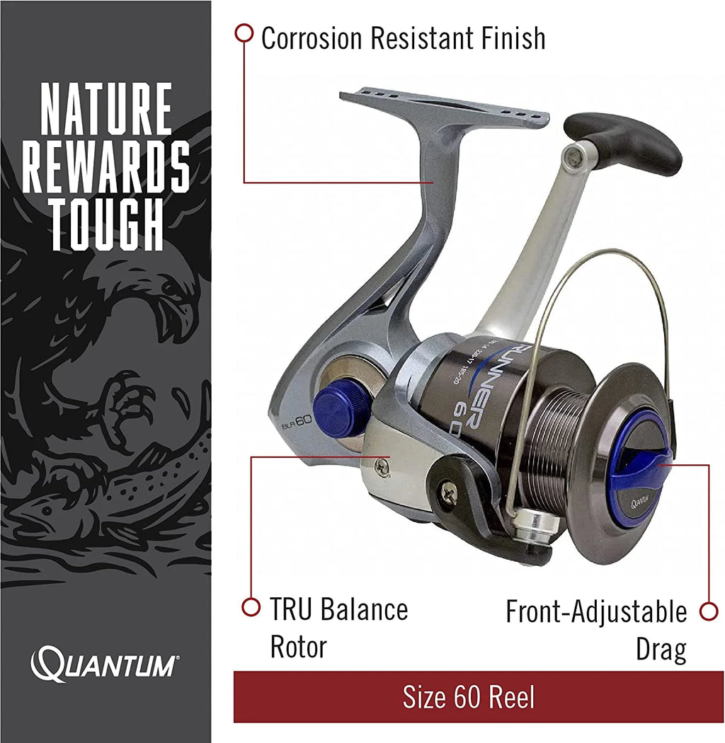 10-Foot 2-Piece Fiberglass Fishing Rod Combo with Size 60 Reel X41241