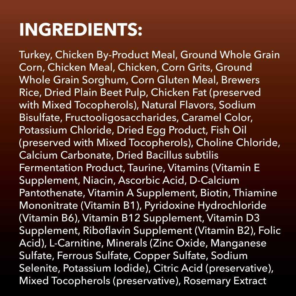 Turkey & Chicken Recipe Adult Dry Cat Food L29575