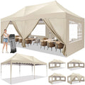 10' x 20' Pop up Canopy Tent with 6 Removable Sidewalls & Carry Bag S750113