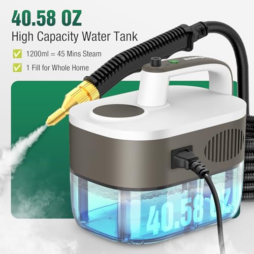 10s Rapid Heating 1.2L Handheld Steam Cleaner Z6164