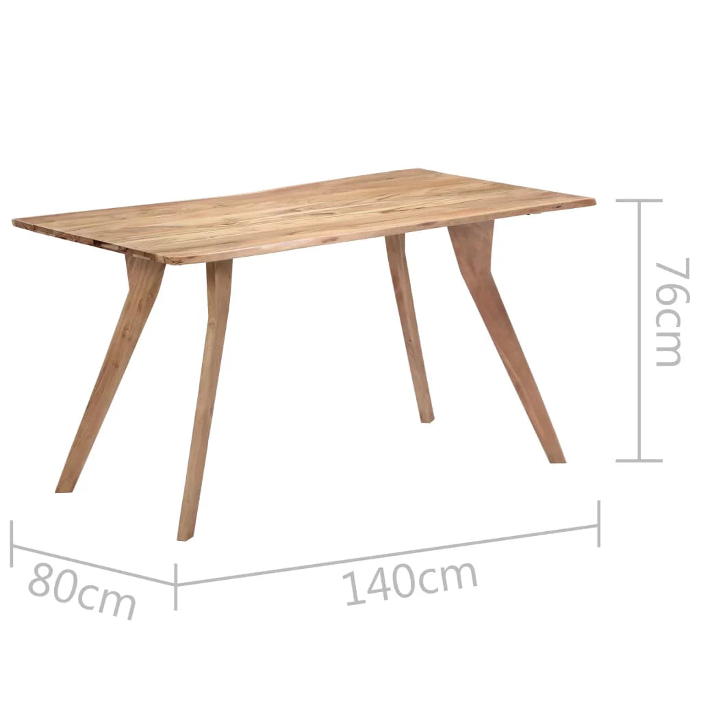 Solid Acacia Wood Dining Table A97894