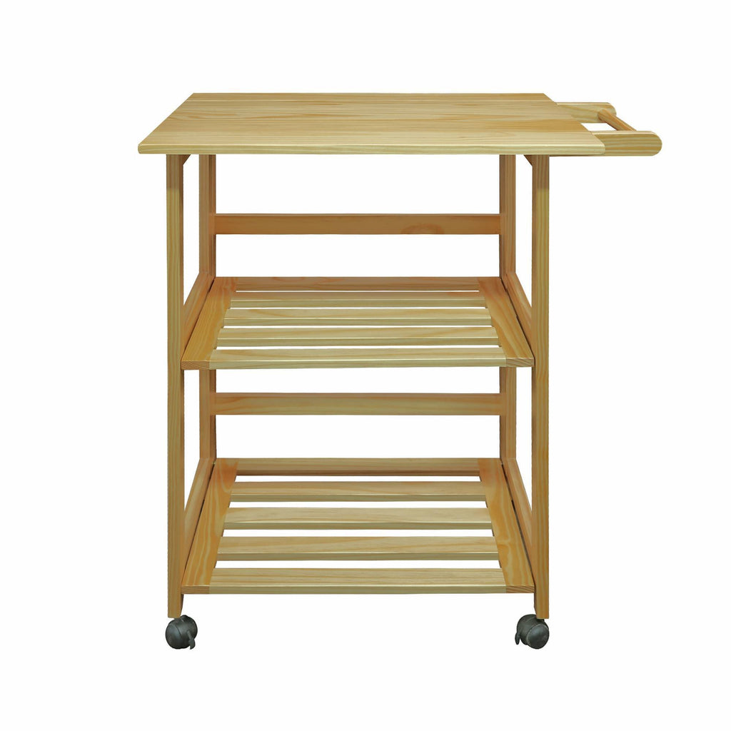 Folding Kitchen Cart with Two Shelves H590
