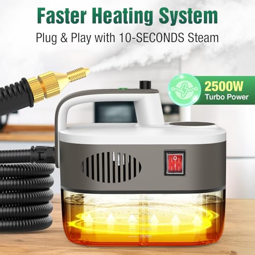 10s Rapid Heating 1.2L Handheld Steam Cleaner Z6164