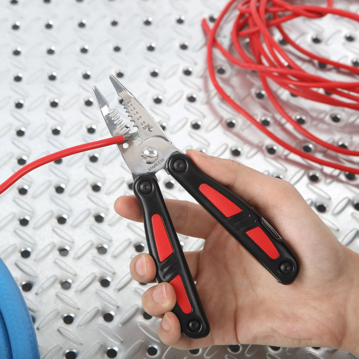 12-in-1 Electrician Multitool with Carry Case T7433