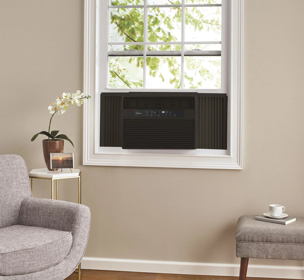 10,000 BTU 115V Smart Window AC with Remote, White F55287